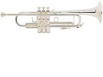Trompeta Sib BACH modelo 180ML tudel no standard PLATEADA