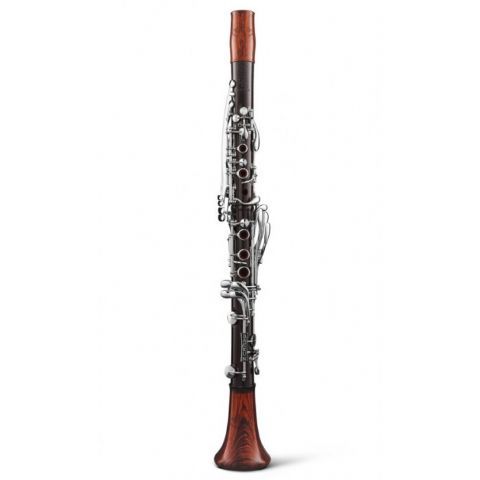 Clarinete La BACKUN modelo CG CARBON COCOBOLO llaves y pilares PLATA