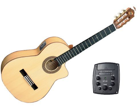 Guitarra clsica electrificada ADMIRA modelo DUENDE EC