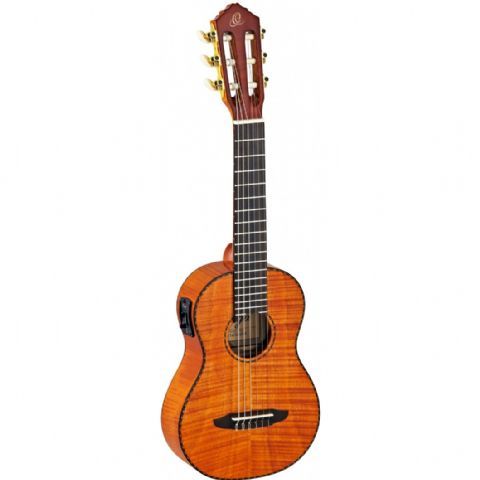 Guitalele ORTEGA modelo RGLE18FMH electrificado