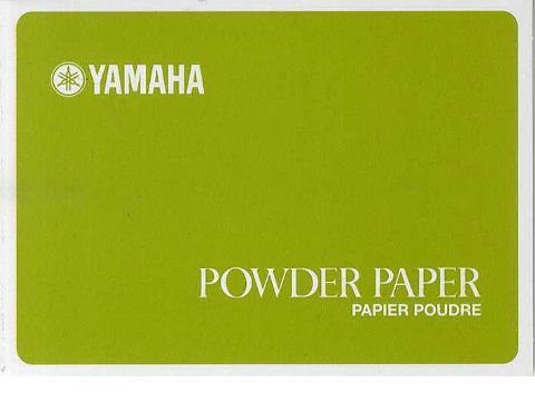 Papel secante YAMAHA modelo POWDER PAPER